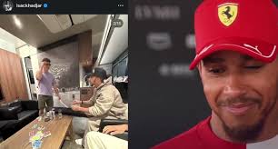 Hamilton when asked about Isack Hadjar: 🗣Lewis: "He's a future World  Champion for sure. He was a F2 Title Winner and it won't be long until he  wins in F1 too." 🎙️Journalist: "