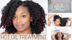 Let's find out what this ancient ayurvedic practice can do to your hair and how to use it in your daily. Video Shows How To Make A Diy Hot Oil Treatment For Dry Frizzy Natural Hair African American Hairstyle Videos Aahv