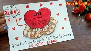 How to draw blood donation day drawing for kids poster for world blood donation day. How To Draw World Blood Donation Blood Donor Day Poster For Beginners Step By Step Save Life Youtube