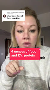 Replying to @Dayna Kay Senior what does 4 ounces of food look like?  #wlsmeals #protein #wlscommunity #bariatricsurgery