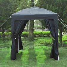 Metal gazebo 2m x 2m. Outsunny 2mx2m Pop Up Gazebo Party Tent Canopy Marquee With Storage Bag Black Ebay