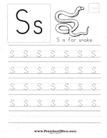 Letters and the alphabet worksheets for preschool and kindergarten. Letter S Preschool Printables Preschool Mom