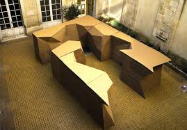 Kl Nb Architects Artificial Landscape Cardboard Design Cardboard Furniture Architectural Inspiration
