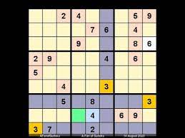 No need for a pencil with the best free online sudoku. How To Solve New York Times Sudoku Medium August 14 2020 Youtube