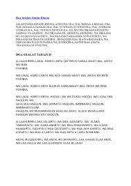 Doa setelah sholat tahajud dan witir latin dan artinya ini dibaca dalam rangka bermunajat kepada sholat tahajud hukumnya sunnah. Doc Doa Sholat Dhuha Dan Tahajjud Arif Rivaldi Academia Edu