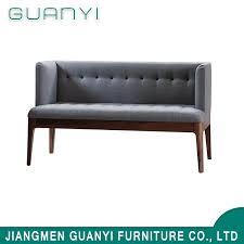 China Nordic Style Cushion Backrest Wooden Base Long Chair Furniture Benches China Benches Long Chair