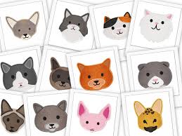 Cat embroidery patterns cute cat cross stitch pattern pdf funny embroidery patterns lovely small cat with heart valentines day gift embroidery pattern. Cat Faces 24 Pack Embroidery Designs Includes Applique And Filled Stitch Embroidery Super Deal