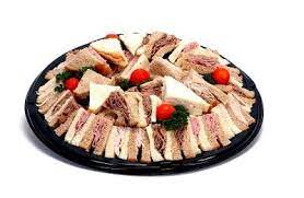 How To Make Beautiful Finger Sandwiches Ehow Finger Sandwiches Tea Sandwiches Lunch Buffet