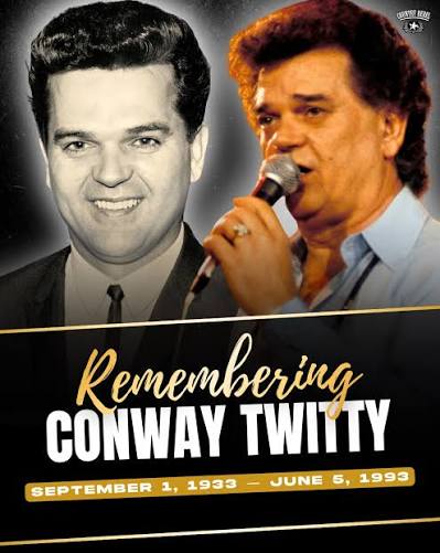 June 5, 1993...33 years ago today...will always be remembered as one of the saddest and most devastating days in country music history. It was the day we lost Conway Twitty. 💔 Conway