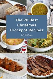 20 Christmas Slow Cooker Recipes To Make Holiday Entertaining Easy Christmas Crockpot Recipes Dinner Recipes Crockpot Crockpot Recipes