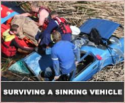 escaping from a submerged vehicle