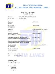 Contoh surat permohonan pembayaran invoice. Contoh Surat Permohonan Contoh Surat Permohonan Off Dari Kapal