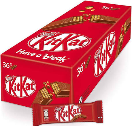 KitKat 2 Finger Milk Chocolate Bar 36 Pieces – glamshow