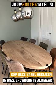 ovale eiken tafel met zwarte spinpoot ovalen tafel ovale eettafels stoelen voor de eettafel