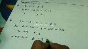 5 soal plsv dan jawabannya. Contoh Soal Dan Pembahasan Pertidaksamaan Linear Satu Variabel Youtube