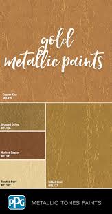 metallic tones interior in 2019 gold painted walls