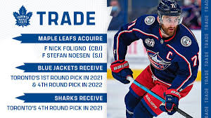 Il quotidiano offre notizie/news di cronaca, politica, eventi, cultura, società per foligno, valnerina, perugia, umbria. Toronto Maple Leafs On Twitter Trade We Ve Acquired Forwards Nick Foligno And Stefan Noesen In A Multi Team Trade With Columbus And San Jose Leafsforever Details Https T Co Wzaiz35lho Https T Co 7lgtdj5uyk