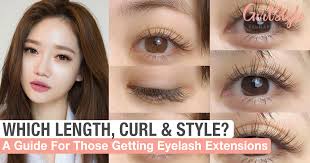 Eyelash Extensions A Guide To Which Length Curl And Style To Go For Girlstyle Singapore