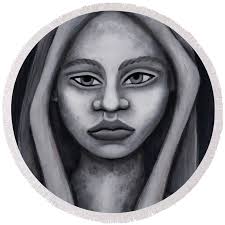 Kinsley. Monochromatic Portrait Study. Zip Pouch by Amy E Fraser