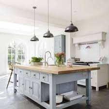 The shaker door style is a time tested classic whose appeal never goes out of style. Non White Farmhouse Kitchens Seeking Lavender Lane