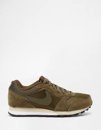 Nike Md Runner 2 Dark Green Trainers At Asos Com Green Trainers Nike Dream Shoes