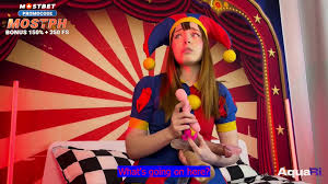 Pomni cosplay porn bondage circus fuck