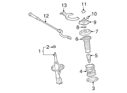 Toyota corolla 2003, front strut bellow kit by dorman®. Struts Components For 2003 Toyota Corolla Toyota Parts Center
