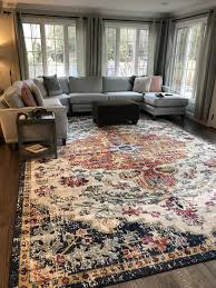 Hillsby Oriental Blue Orange Area Rug Area Rugs Inexpensive Area Rugs Rugs