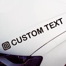 2 choose your social media icon. Personalized Instagram Waterproof Car And Motorcycle Decals Bumper Sticker Buy Instagram Sticker Personalized Sticker Bumper Sticker Product On Alibaba Com