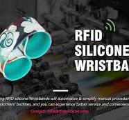 Printable Silicone Slap Snap Bracelets LF 125khz RFID Wristband