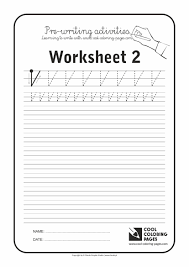 Cool Coloring Pages Pre Writing Activities Worksheet Fun For