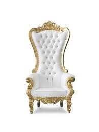 72 Takhta Throne Gold White Velvet Sofa Living Room Throne Chair Single Sofa Chair