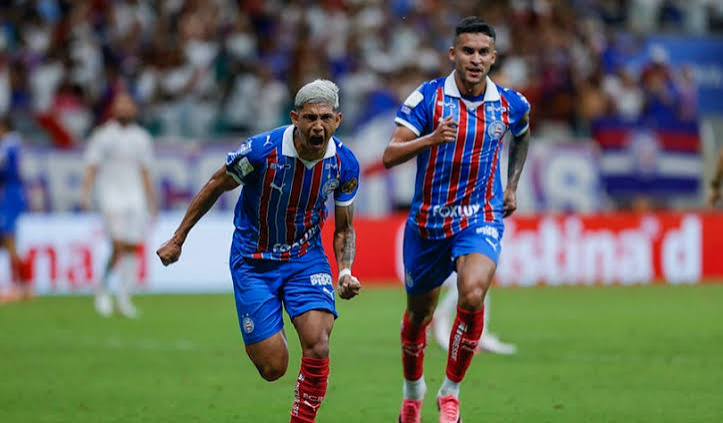Bahia vence Internacional de virada na Fonte Nova e entra no G-5 do Brasileir&atilde;o - BAND BA