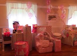 Pink Gold And White Baby Shower Gift Table Baby Shower Gifts Baby Shower White Baby Showers