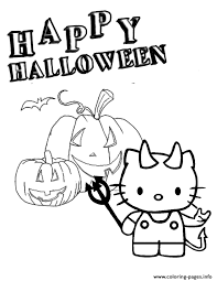 Download this adorable dog printable to delight your child. Hello Kitty Jack Lantern Halloween Coloring Pages Printable