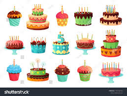 Cartoon Birthday Cake Pictures Free Cartoon Birthday Party Cakes Sweet Baked Cake Colourful Cupcakes And Celebratio In 2020 Birthday Party Cake Kids Birthday Party Decoration Happy Birthday Celebration