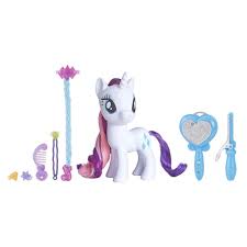 You can put her hair in a pony tail, in a bun or give it a glamorous sleek style. My Little Pony Magical Salon Rarity Toy 6 Inch Hair Styling Fashion Pony My Little Pony