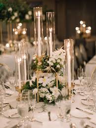 20 Romantic Wedding Centerpieces With Candles In 2020 Candle Wedding Centerpieces Romantic Wedding Centerpieces Wedding Centerpieces