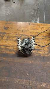 Spark Plug Engine Metal Art Sculpture Metal Art Welded Metal Artwork