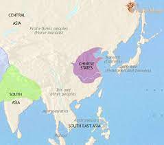 History Map Of East Asia China Korea Japan 500bc History Map Historical Maps