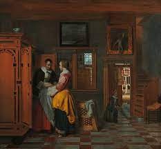 Instead of accepting the clutter and chaos, follow these tips for a cleaner closet. File Pieter De Hooch At The Linen Closet Jpg Wikimedia Commons