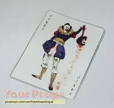 The police run an analysis on the card and identify that the dna belongs to commissioner loeb, judge serillo and harvey dent. The Dark Knight Joker S Playing Card From Batman The Dark Knight Replica Movie Prop