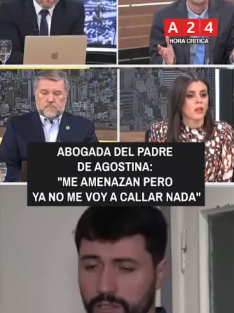 🔴 ABOGADA DEL PADRE DE AGOSTINA: "ME AMENAZAN PERO YA NO ME VOY A CALLAR NADA" "Hay muchos más partícipes en el hecho". #Argentina #a24 #Agostina
