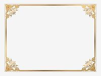 Retro Ouro Decorativo Clipart De Design De Fronteira Foto Dourado Imagem Png E Vetor Para Download Gratuito Clip Art Frames Borders Frame Border Design Printable Frames