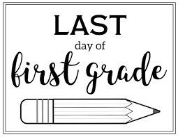 You can remember the experience before you close your day with your friends. Free Printable Last Day Of School Sign Pencil Paper Trail Design