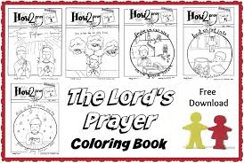 The Lord S Prayer Coloring Pages Free Pdf Download Bible Lessons For Kids Prayers For Children Sunday School Worksheets