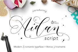 Nov 30, 2014 · 624 professional script fonts to download. Aidan Romantic Script Download Free Font
