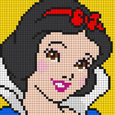 Creez Vos Petites Princesses Disney Avec Les Perles Hama Modeles Hama Crochet Pixel Petite Princesse Disney Dessin Petit Carreau