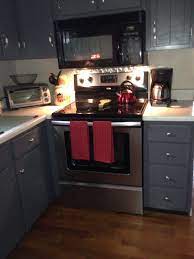When paired with traditional elements such as subway tile and aged brass give kitchen cabinets an inexpensive facelift with a fresh coat of paint. Grey Cabinets Peppercorn From Sherwin Williams Kitchen Makeover Bathroom Interior Design Small Bedroom Flooring