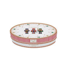 Set 4 Porcelain Dessert Plates O 19 Cm Nutcracker Easylife Boutique